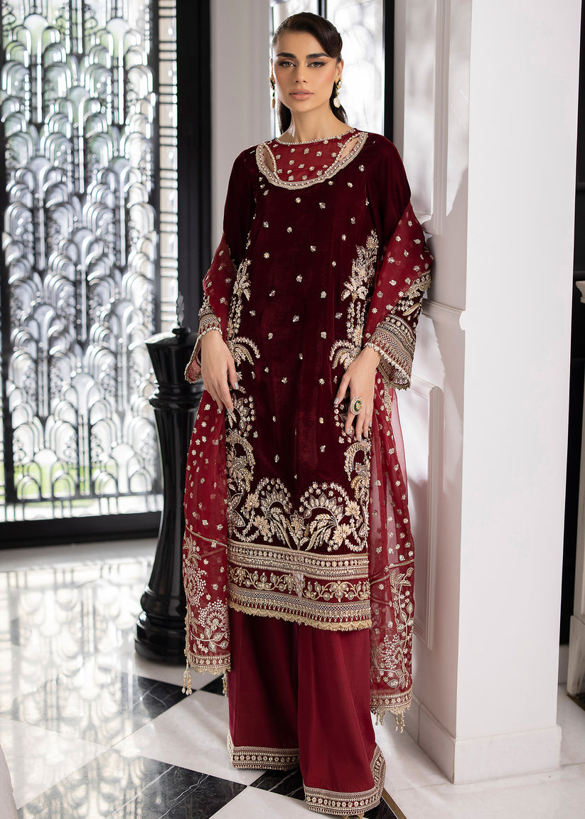 Pakistani Suits MAROON MUSE Al Libaas