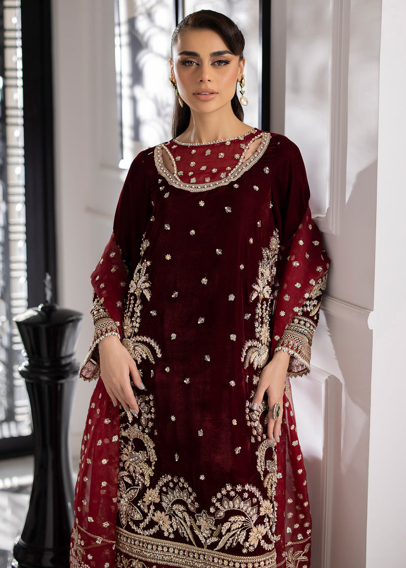 Pakistani Suits MAROON MUSE Al Libaas