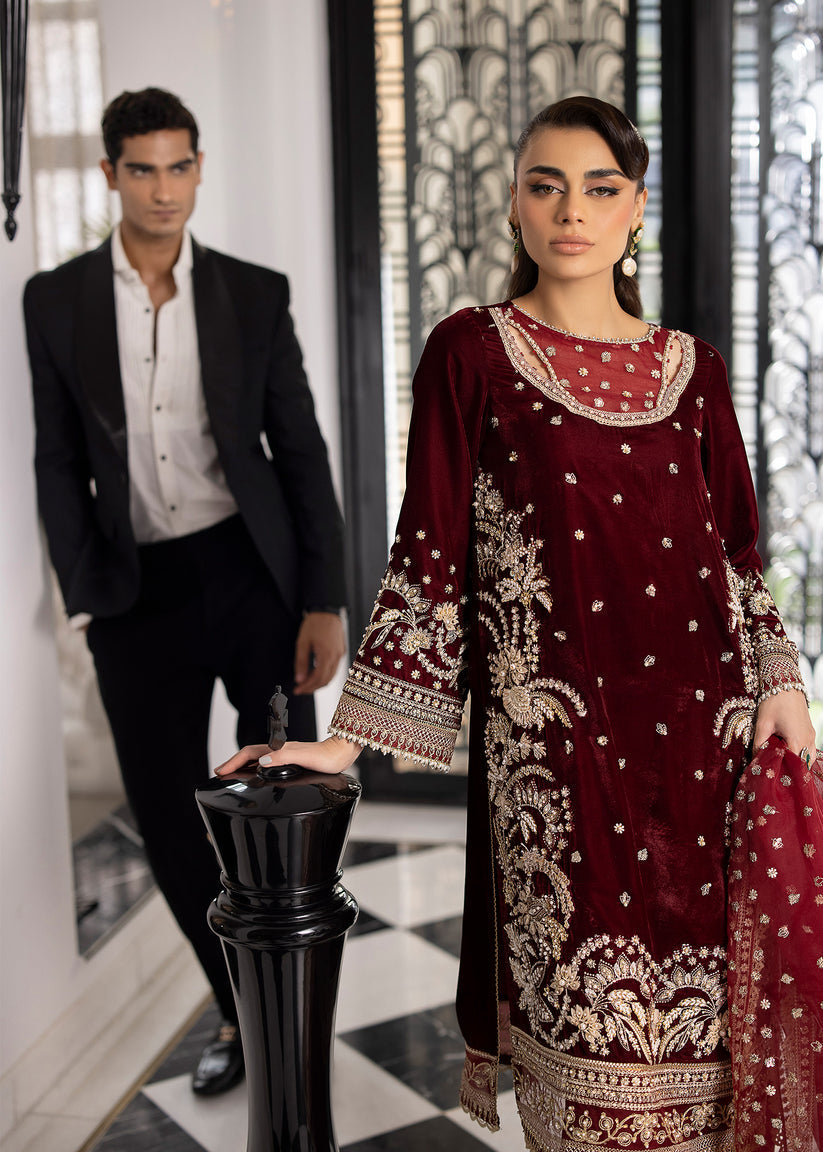 Pakistani Suits MAROON MUSE Al Libaas