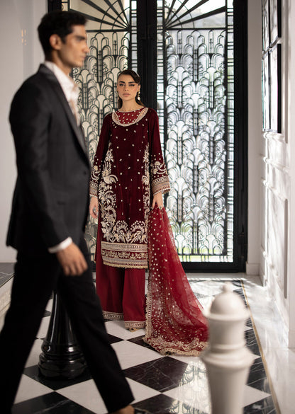 Pakistani Suits MAROON MUSE Al Libaas