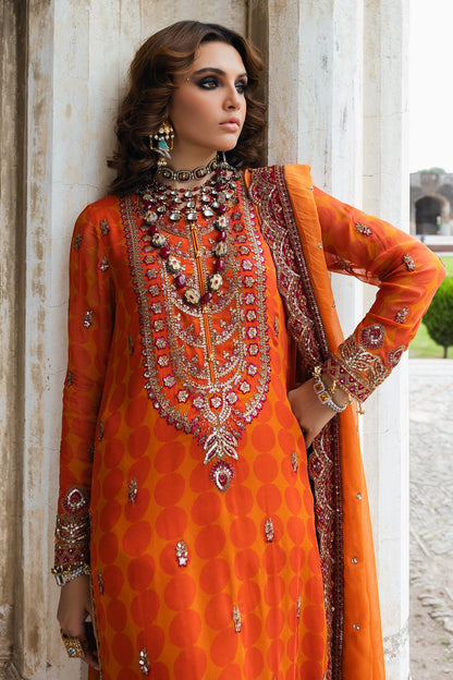 Pakistani Suits 3-PC Unstitched Embroidered Chiffon VSL5-11 Al Libaas