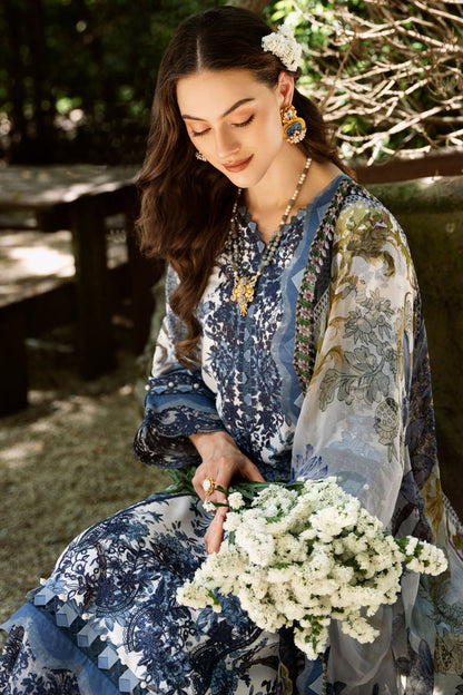 Pakistani Suits FLORA CAMBRIC 03PC COLLECTION | 24-FCT-20602 Al Libaas