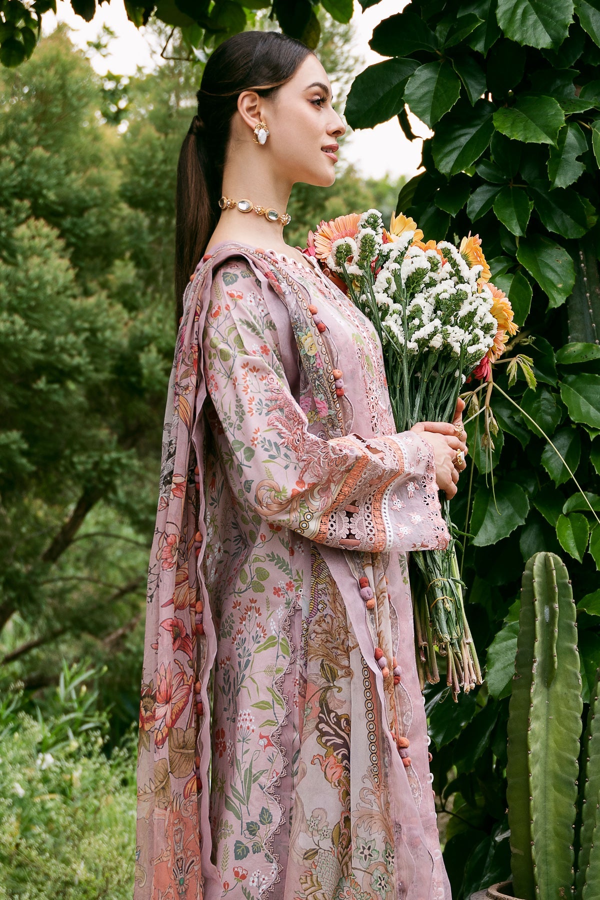 Pakistani Suits FLORA CAMBRIC 03PC COLLECTION | 24-FCT-20603 Al Libaas