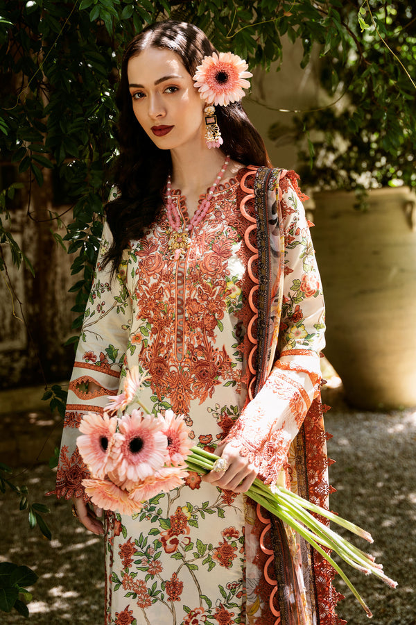 Pakistani Suits FLORA CAMBRIC 03PC COLLECTION | 24-FCT-20605 Al Libaas