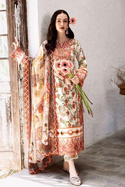 Pakistani Suits FLORA CAMBRIC 03PC COLLECTION | 24-FCT-20605 Al Libaas