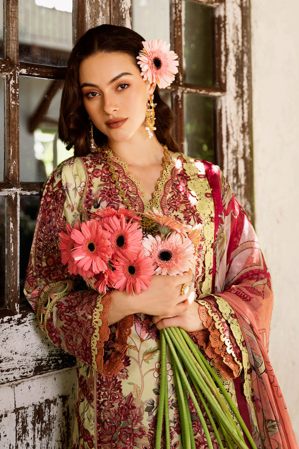 Pakistani Suits FLORA CAMBRIC 03PC COLLECTION | 24-FCT-20606 Al Libaas