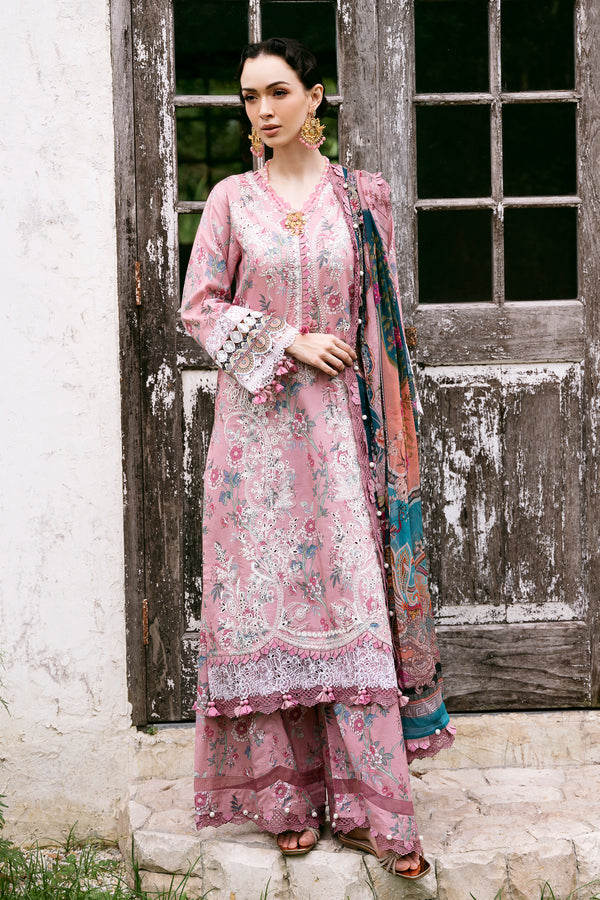 Pakistani Suits FLORA CAMBRIC 03PC COLLECTION | 24-FCT-20608 Al Libaas