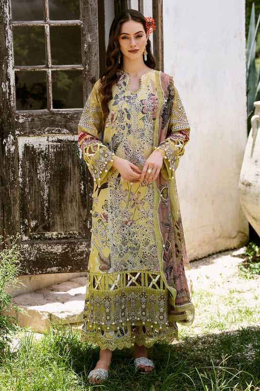 Pakistani Suits FLORA CAMBRIC 03PC COLLECTION | 24-FCT-20611 Al Libaas