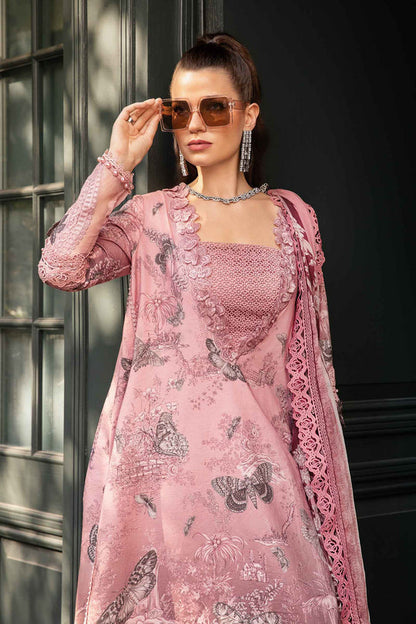 Pakistani Suits 3 Piece Unstitched Printed Cambric Suit | MPT-2308-A Al Libaas