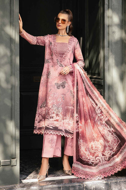 Pakistani Suits 3 Piece Unstitched Printed Cambric Suit | MPT-2308-A Al Libaas