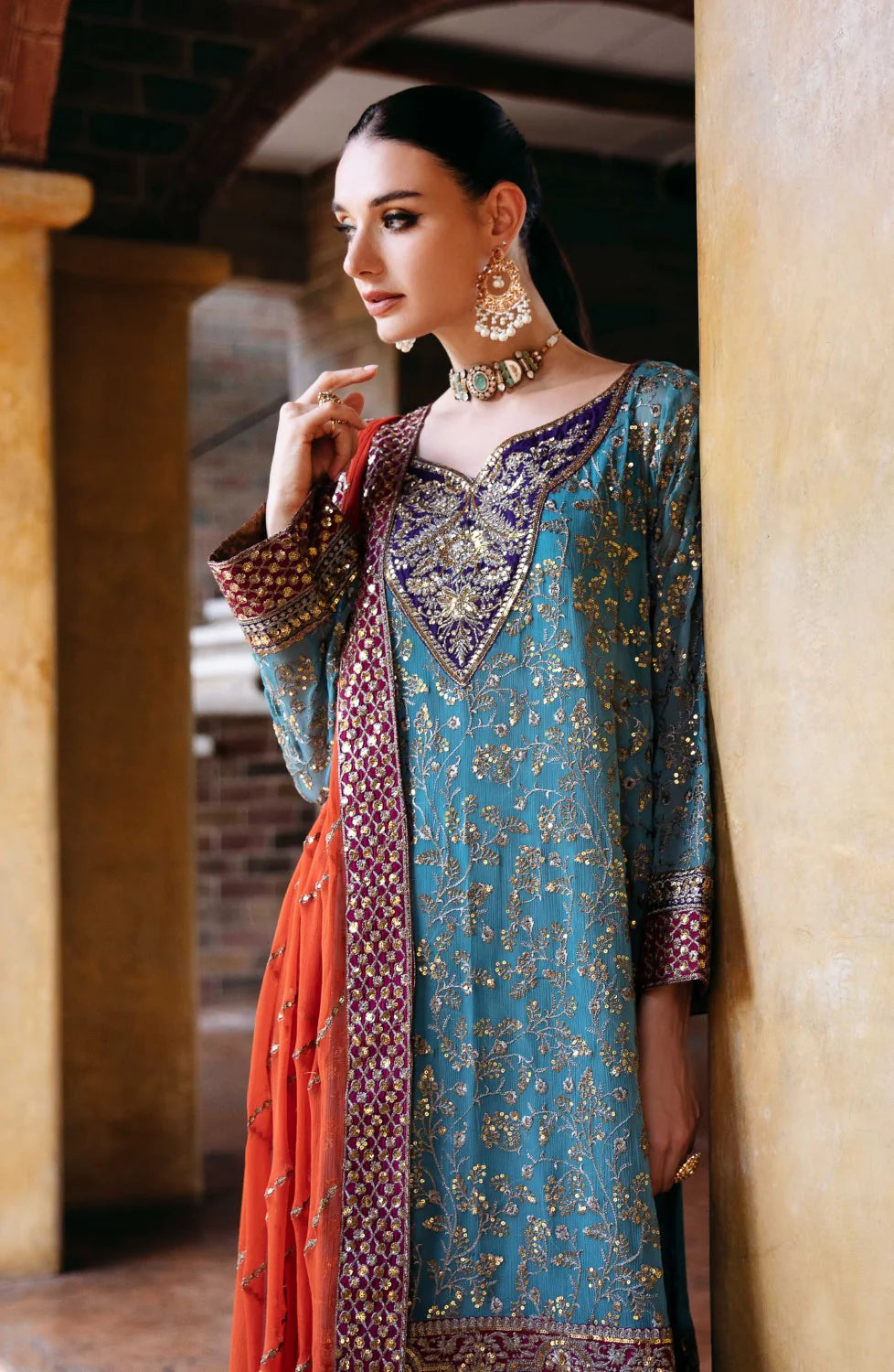 Pakistani Suits ADREI - FS-40015 Al Libaas