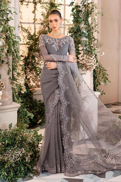 Pakistani Suits 3 Piece Unstitched Embroidered Organza Suit | BD-2902 Al Libaas