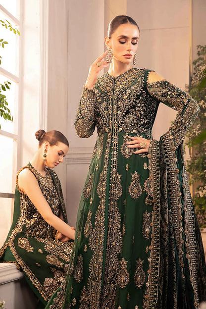 Pakistani Suits 3 Piece Unstitched Embroidered Organza Suit | BD-2904 Al Libaas