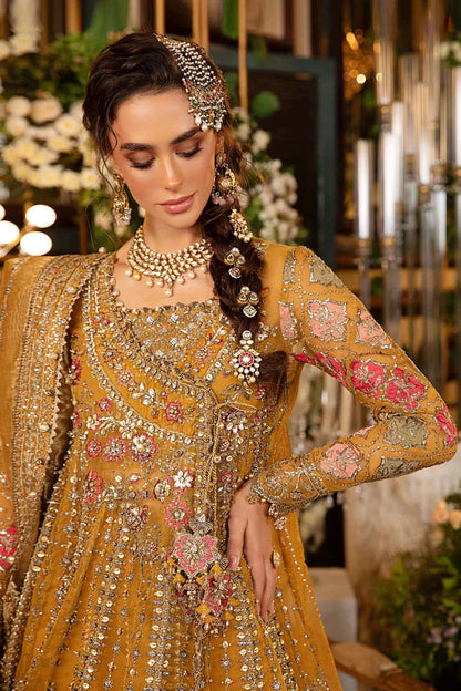 Pakistani Suits 3 Piece Unstitched Embroidered Organza Suit | BD-2907 Al Libaas