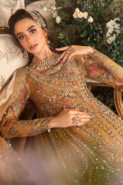 Pakistani Suits 3 Piece Unstitched Embroidered Organza Suit | BD-2907 Al Libaas