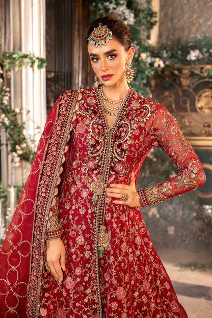 Pakistani Suits 3 Piece Unstitched Embroidered Organza Suit | BD-2908 Al Libaas