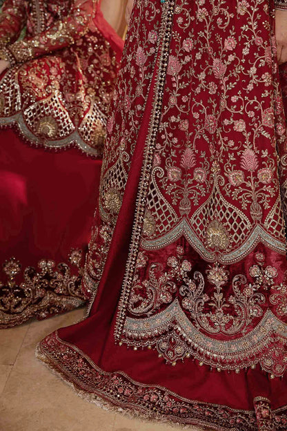 Pakistani Suits 3 Piece Unstitched Embroidered Organza Suit | BD-2908 Al Libaas