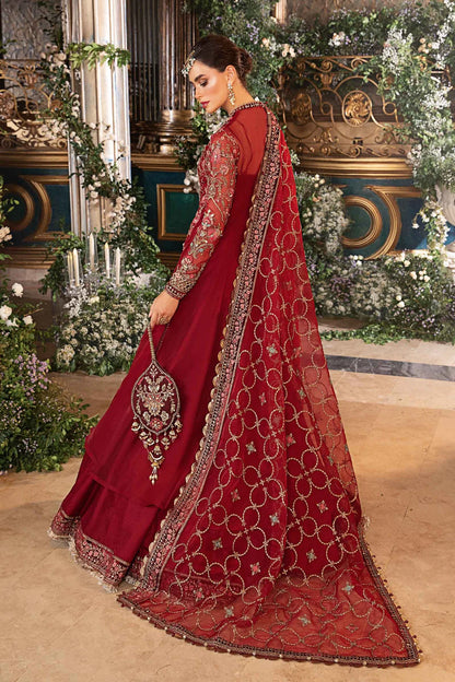 Pakistani Suits 3 Piece Unstitched Embroidered Organza Suit | BD-2908 Al Libaas