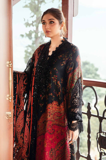 Pakistani Suits 3 Piece Unstitched Embroidered Woven Suit | DL-1204 Al Libaas