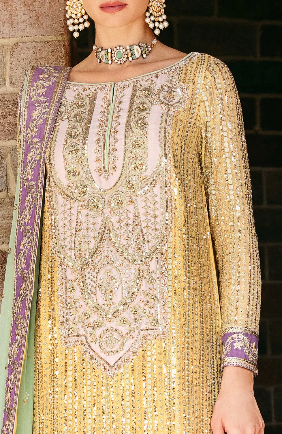 Pakistani Suits DAEL - FS-40011 Al Libaas