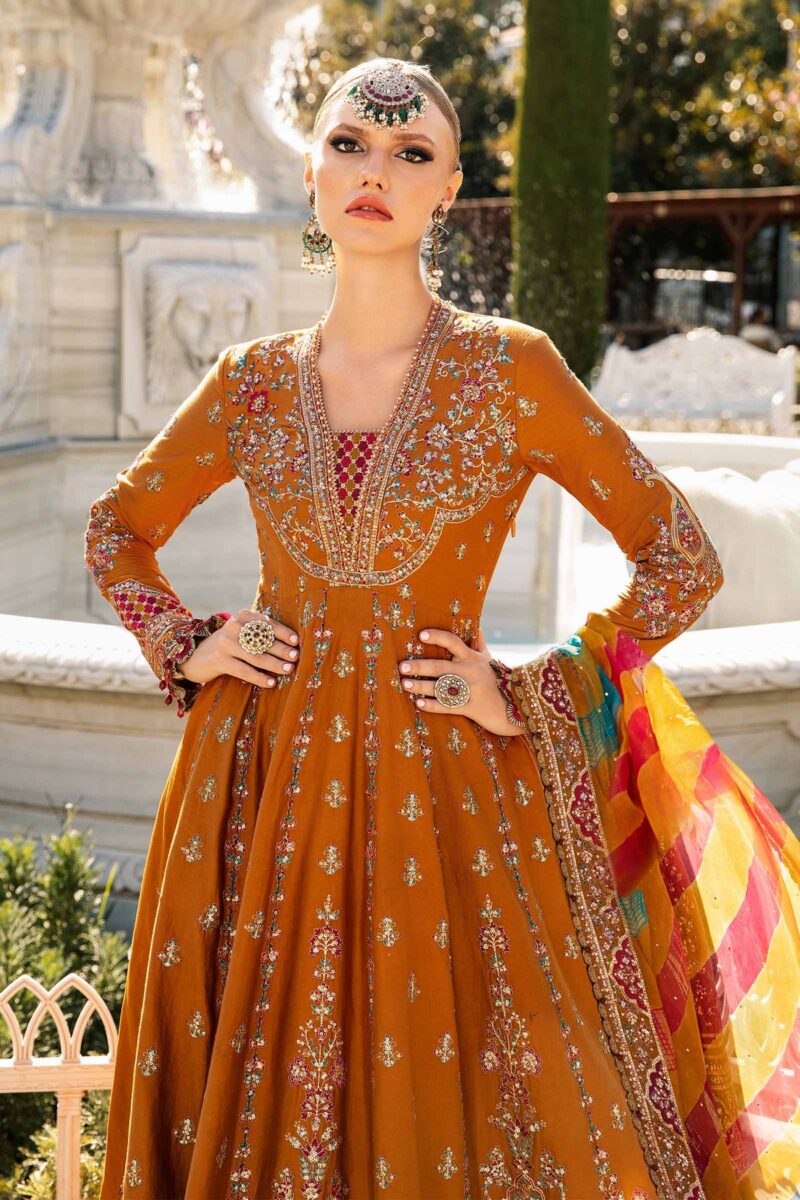 Pakistani Suits Unstitched Embroidered Cotton Satin Suit | CST-812 Al Libaas