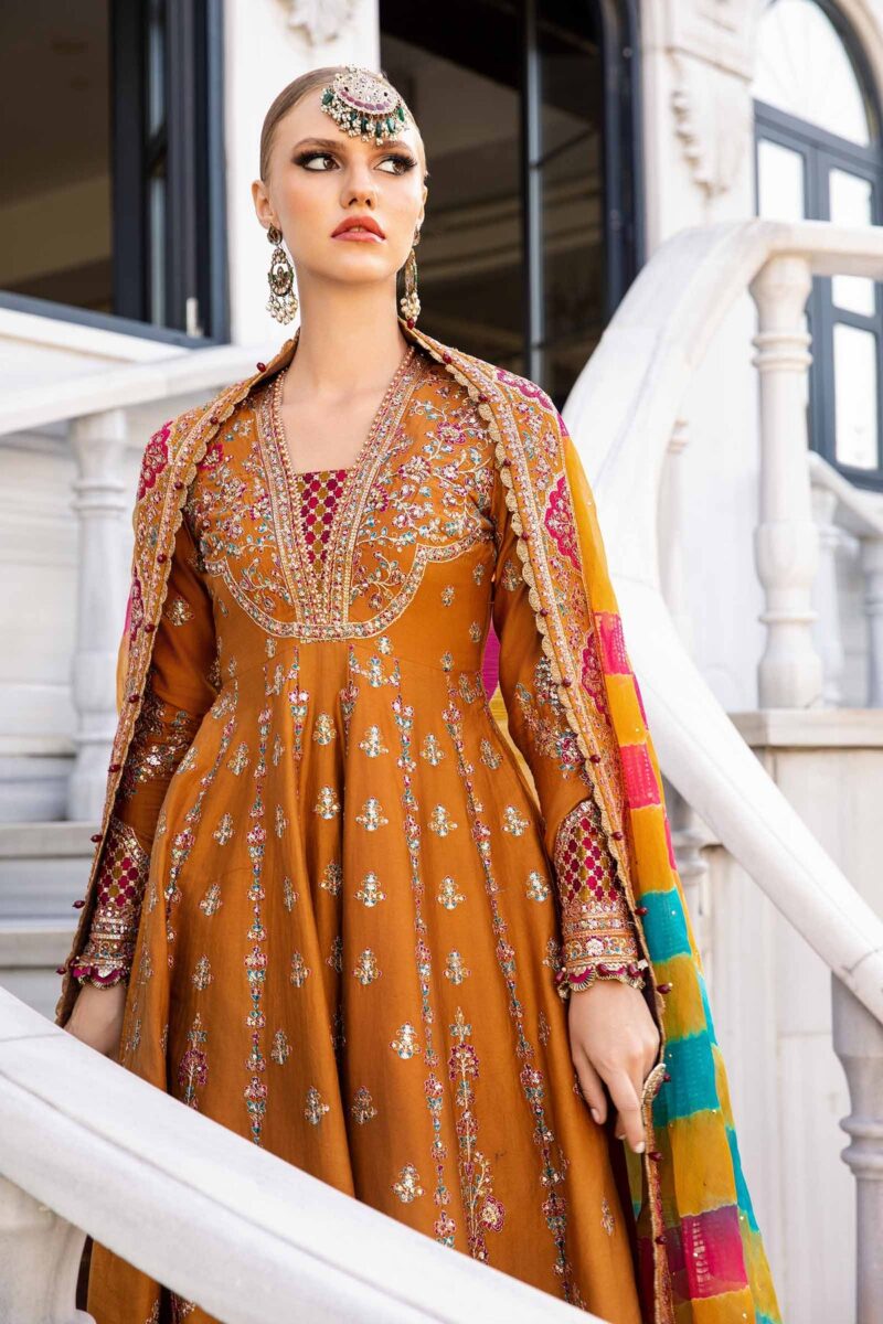 Pakistani Suits Unstitched Embroidered Cotton Satin Suit | CST-812 Al Libaas