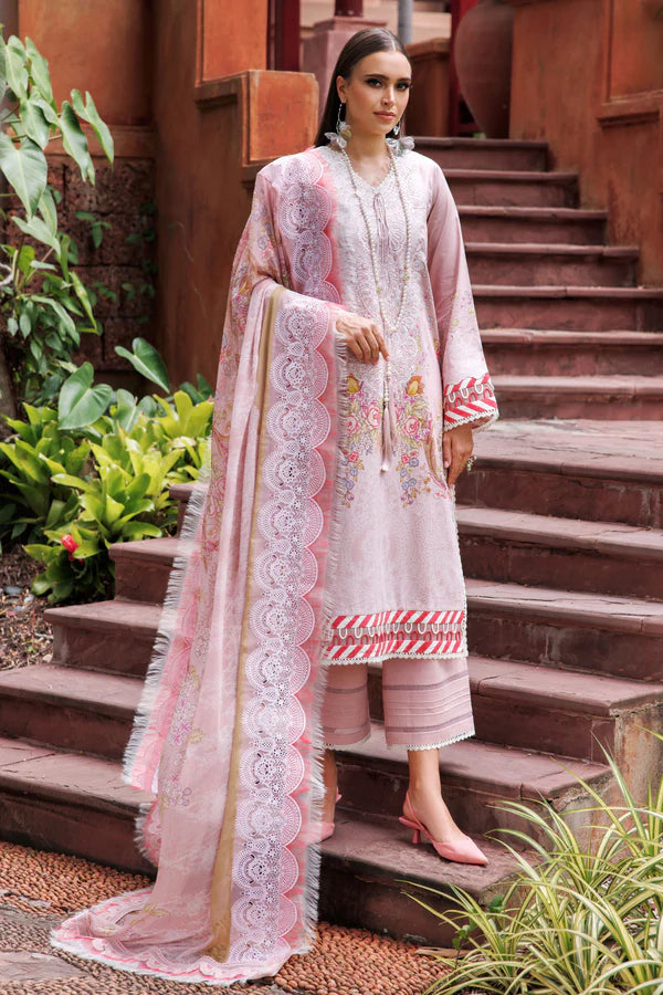 Pakistani Suits NEEDLE WONDER (COTTON SATIN)-NWC-20660 Al Libaas