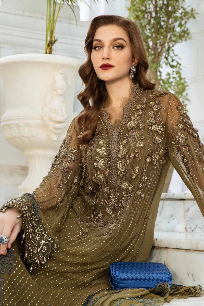 Pakistani Suit MARIA.B Chiffons Collection 2024 | MPC-24-108 Al Libaas