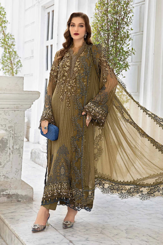 Pakistani Suit MARIA.B Chiffons Collection 2024 | MPC-24-108 Al Libaas