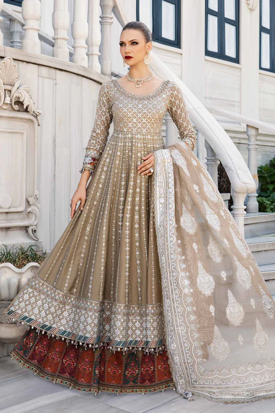 Pakistani Suits Unstitched Embroidered Cotton Satin Suit | CST-810 Al Libaas